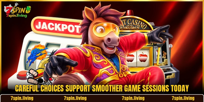 Careful choices support smoother game sessions today