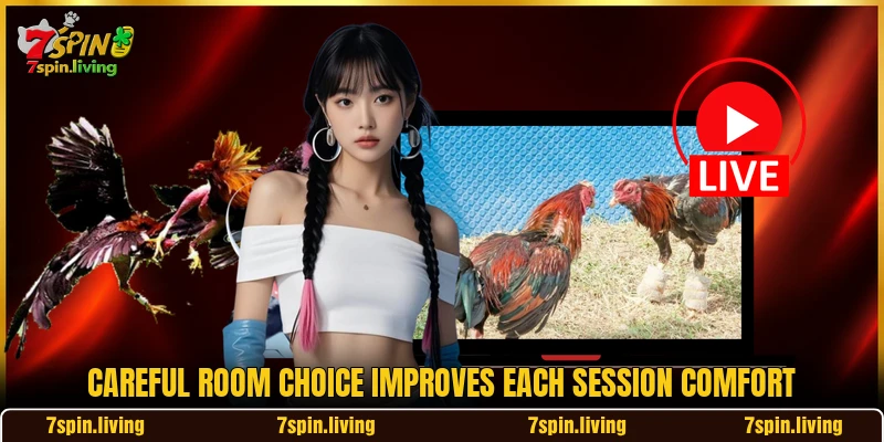 Careful room choice improves each session comfort