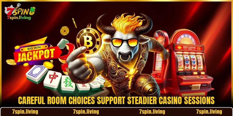 Careful room choices support steadier casino sessions