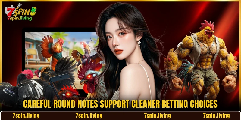 Careful round notes support cleaner betting choices