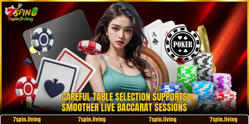 Careful table selection supports smoother live baccarat sessions Careful table selection supports smoother live baccarat sessions