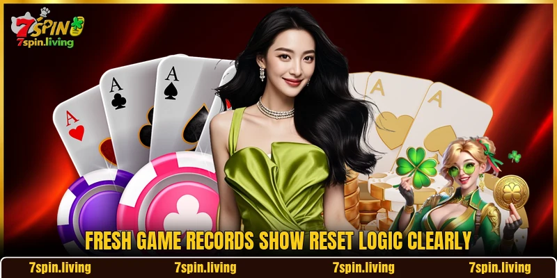 Fresh game records show reset logic clearly