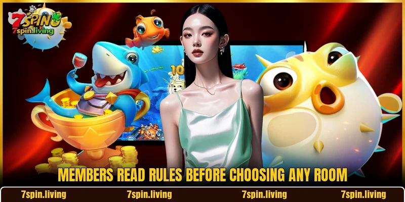 Members read rules before choosing any room