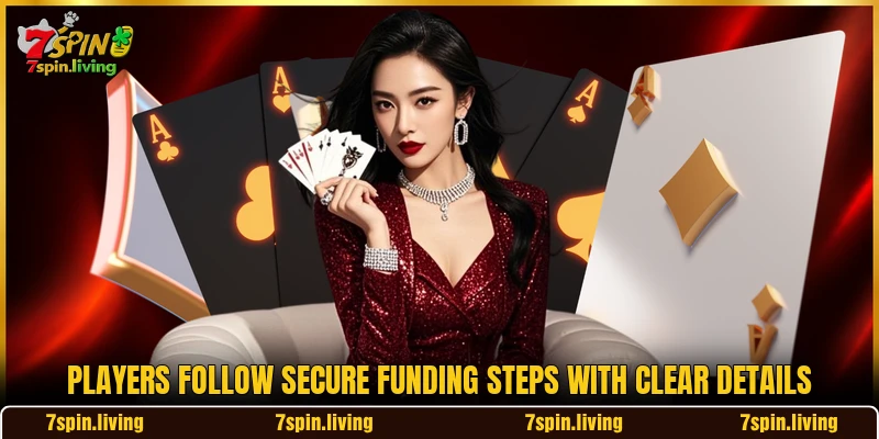 Players follow secure funding steps with clear details