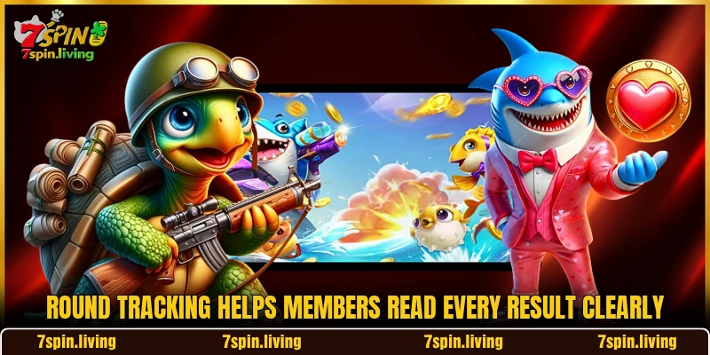Round tracking helps members read every result clearly Round tracking helps members read every result clearly