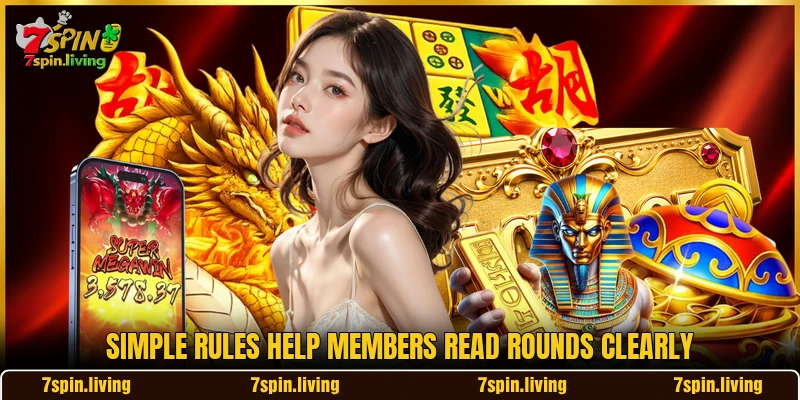 Simple rules help members read rounds clearly
