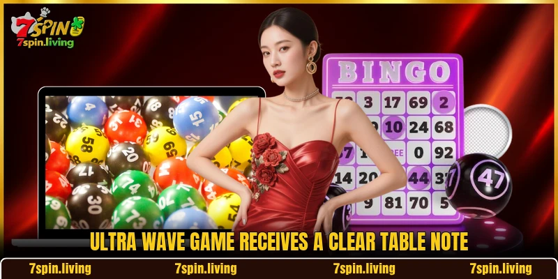 Ultra Wave Game receives a clear table note